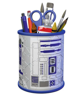 Puzzle Puzzle Ravensburger 11554 3D Portapenne R2D2 Star Wars (ord.min.1.00 unità)