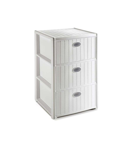 Cassettiera salvaspazio Cassettiera salvaspazio Stefanplast 30462 ELEGANCE 3C Bianco (ord.min.1.00 unità)