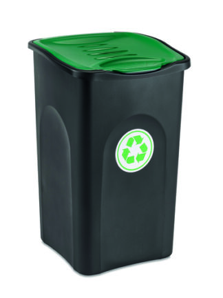 Pattumiera differenziata Pattumiera differenziata Stefanplast 70651 ECOGREEN Nero e Verde (ord.min.1.00 unità)