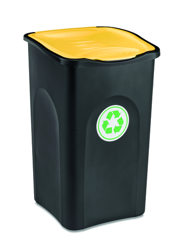 Pattumiera differenziata Pattumiera differenziata Stefanplast 70650 ECOGREEN Nero e Giallo (ord.min.1.00 unità)
