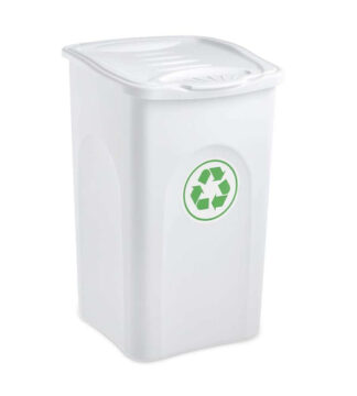Pattumiera differenziata Pattumiera differenziata Stefanplast 70601 BEGREEN Bianco (ord.min.1.00 unità)