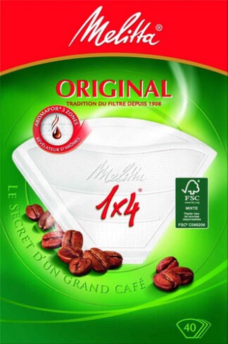 Filtro carta caffè Filtro carta caffè Kaufgut 57060 MELITTA 4 tazze (ord.min.1.00 unità)