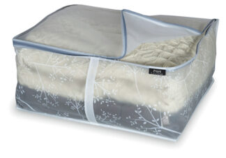 Custodia coperte Custodia coperte Domoliving 908020 BOB TON con cerniera zip Bianco e G (ord.min.1.00 unità)