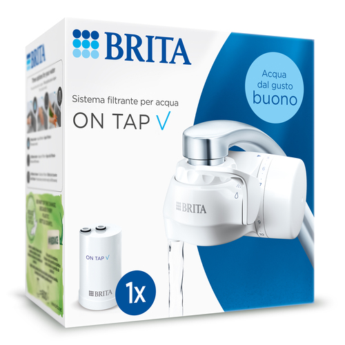 Filtro rubinetto Filtro rubinetto Brita 1052066 ON TAP V White (ord.min.1.00 unità)