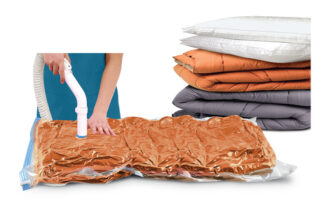 Sacco salvaspazio Sacco salvaspazio Cuki Cofresco 913095 MISTER PACK sottovuoto Traspare (ord.min.1.00 unità)