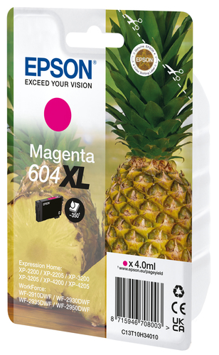 Cartuccia stampante Cartuccia stampante Epson C13T10H34020 604 XL (ord.min.1.00 unità)