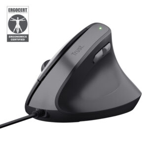 Mouse Mouse Trust 25144 ERGONOMIC Bayo II Wired Black (ord.min.1.00 unità)