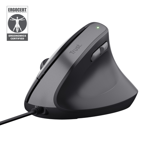 Mouse Mouse Trust 25144 ERGONOMIC Bayo II Wired Black (ord.min.1.00 unità)