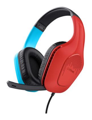 Cuffie gaming Cuffie gaming Trust 25423 GXT Zirox Blue e Red (ord.min.1.00 unità)