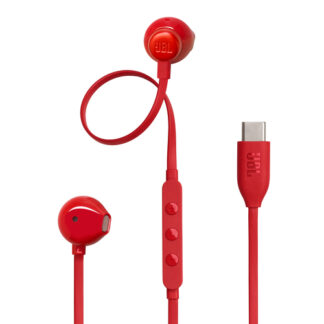 Auricolari microfono filo Auricolari microfono filo Jbl JBLT305RED TUNE 305C Red (ord.min.1.00 unità)