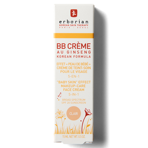 Creme colorate viso Crema colorata viso Erborian Mini Bb Crème Ginseng Clair (ord.min.1.00 unità)