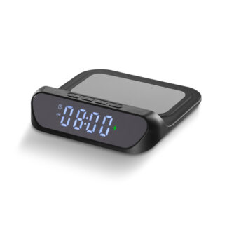 Caricabatterie wireless Caricabatterie Cellular Line WIRELESSCLOCK2K SMART CLOCK WIRELESS Blac (ord.min.1.00 unità)