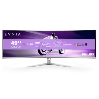 Monitor Philips 49M2C8900 00 EVNIA 8000 Curvo White Monitor (ord.min.1.00unità)