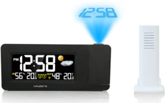 Sveglia Majestic 109249 BK WT 249 Black Sveglia (ord.min.1.00unità)