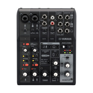 Mixer disc jockey Mixer disc jockey Yamaha CAG06MK2B AG SERIES Black (ord.min.1.00 unità)