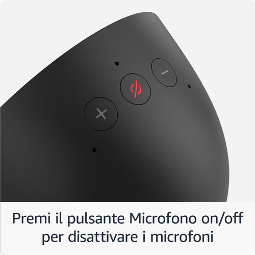 Assistente vocale Assistente vocale Amazon B0C2S2J7JP ECHO SPOT 2024 Black (ord.min.1.00 unità)