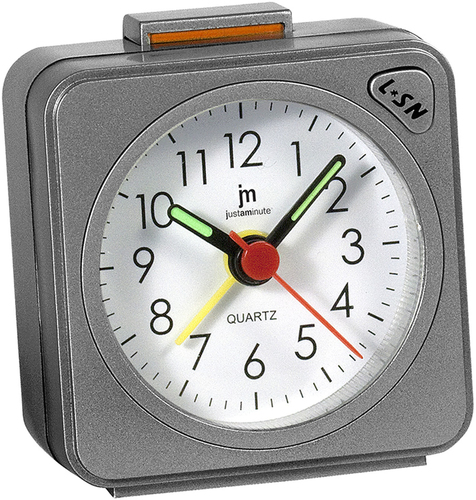 Sveglia Sveglia Lowell JA7051S JUSTAMINUTE Con funzione snooze Silver (ord.min.1.00 unità)
