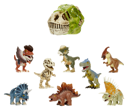 Animale giocattolo Animale giocattolo Mga 121053 GROSSMOS Dinosauro testa Blind slime Ass (ord.min.1.00 unità)