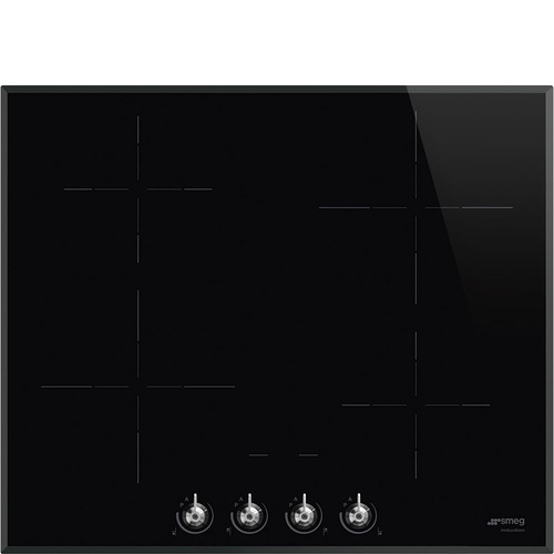 Piano cottura induzione Piano cottura induzione Smeg CLASSICA SI364BM Black (ord.min.1.00 unità)