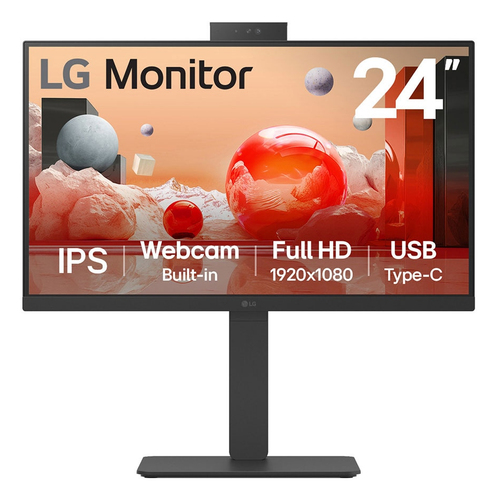 Monitor Monitor Lg 24BA850 B AEU SERIE BA850 Black (ord.min.1.00 unità)
