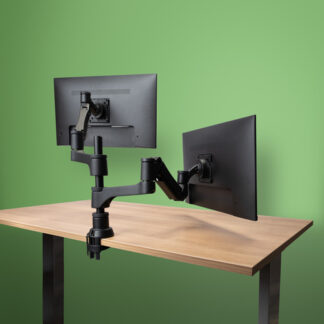Supporto monitor TV scrivania Supporto monitor TV scrivania R go Tools RGOVLCA4TWSI CAPARO Double Bl (ord.min.1.00 unità)