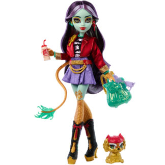 Bambola Bambola Mattel HPD53 MONSTER HIGH Snodata con cucciolo Assortito (ord.min.1.00 unità)