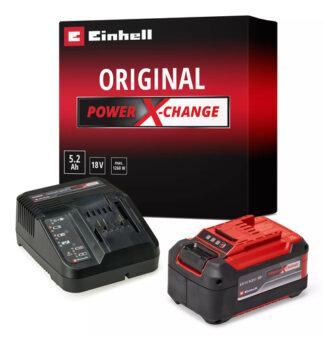 Caricabatterie brico Caricabatterie Einhell 4512147 POWER X-CHANGE Kit con batteria 5,2 Ah (ord.min.1.00 unità)