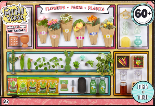 Playset bambola Playset bambola Mga 540182 MINIVERSE Make it Mini Botanicals playset (ord.min.1.00 unità)