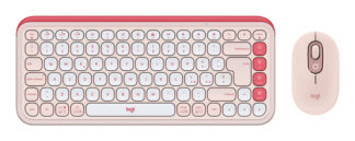 Tastiera e mouse Tastiera e mouse Logitech 920 013117 POP Icon Combo Rose e Off white (ord.min.1.00 unità)