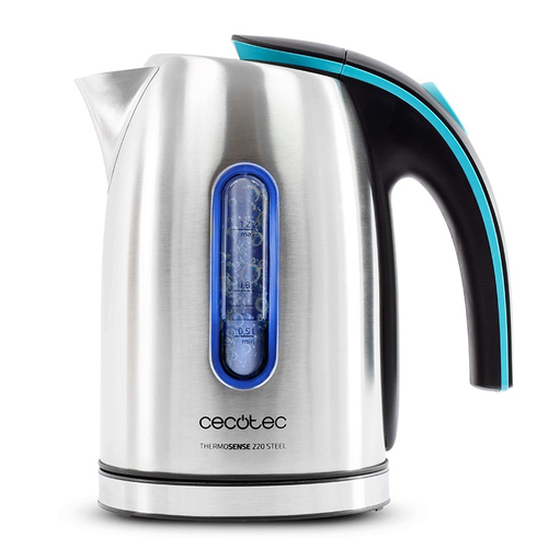 Bollitore elettrico Bollitore elettrico (1,2Lt) Cecotec 01513 THERMOSENSE 220 Steel (ord.min.1.00 unità)