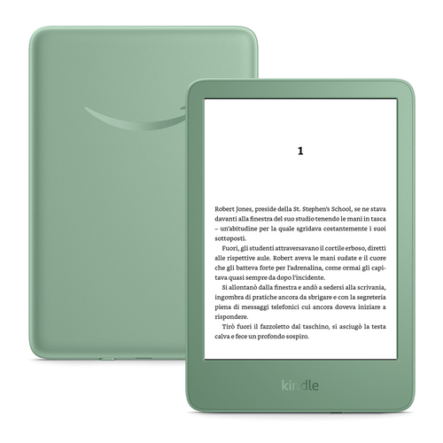 Ebook Ebook Amazon B0CP31VPZ1 KINDLE 2024 release con pubblicità Matcha gree (ord.min.1.00 unità)