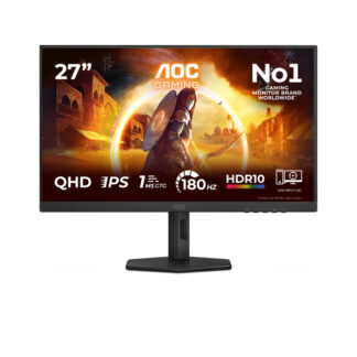Monitor Aoc Q27G4XF Black Monitor (ord.min.1.00unità)