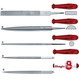 LIME DIAMANTATE LUNGH. MM 150 (SUPERFICIE DIAMANTATA MM 110); GRANA MEDIA (D126) 2375GE LIME DIAMANTATE diamond files with shank Prod. SCU