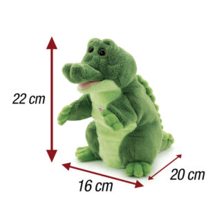 Peluche Peluche Trudi TUD29918 PUPPETS Marionetta Coccodrillo Verde (ord.min.1.00 unità)