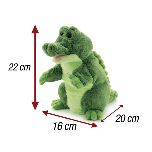 Peluche Peluche Trudi TUD29918 PUPPETS Marionetta Coccodrillo Verde (ord.min.1.00 unità)