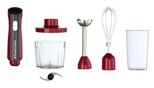 Frullatore immersione Frullatore immersione Russell Hobbs 27140 56 DESIRE 3in1 Red e Black (ord.min.1.00 unità)