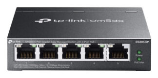 Switch di rete Tp Link ES205GP OMADA Easy Managed Black Switch di rete (ord.min.1.00unità)