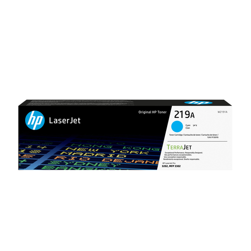 Toner Toner Hp W2191A 219A (ord.min.1.00 unità)