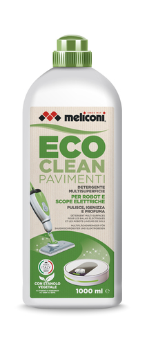 Detergente pavimenti Detergente pavimenti Meliconi 621029 GREEN Eco Clean per Robot e Scope (ord.min.1.00 unità)