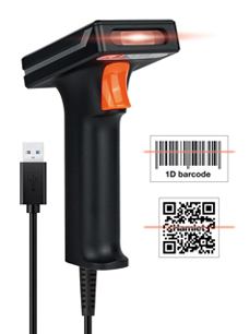 Lettore barcode Lettore barcode Hamlet HBCS2D120U Black (ord.min.1.00 unità)