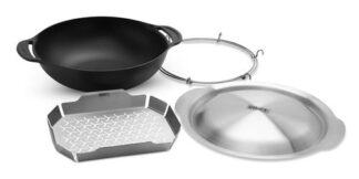 Wok Weber 7607 CRAFTED GOURMET set vapore Wok (ord.min.1.00unità)