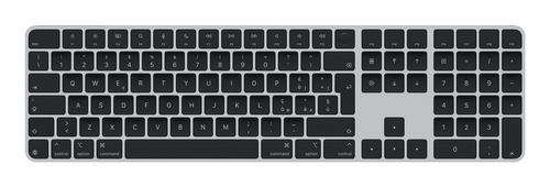Tastiera computer Tastiera computer Apple MXK83T A MAGIC KEYBOARD Touch ID Silver e Blac (ord.min.1.00 unità)