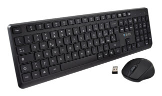 Tastiera e mouse V7 CKW350IT Combo Black Tastiera e mouse (ord.min.1.00unità)