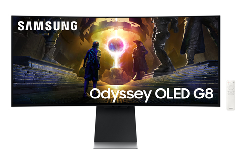 Monitor Monitor Samsung LS34DG850SUXEN ODYSSEY OLED G8 Curvo Silver (ord.min.1.00 unità)