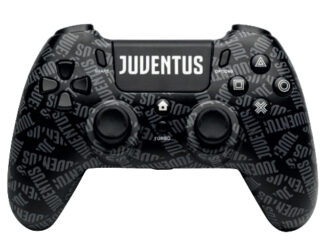 Gamepad Gamepad Qubick COP40004 PLAYSTATION 4 Juventus Pattern Black e White (ord.min.1.00 unità)