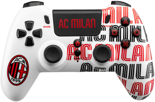 Gamepad Gamepad Qubick COP40001 PLAYSTATION 4 AC Milan White e Red (ord.min.1.00 unità)