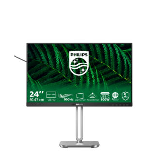 Monitor Monitor Philips 24B2G5301 00 5000 SERIES Black e Silver (ord.min.1.00 unità)