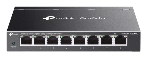 Switch di rete Switch di rete Tp Link ES208G OMADA Easy Managed Black (ord.min.1.00 unità)