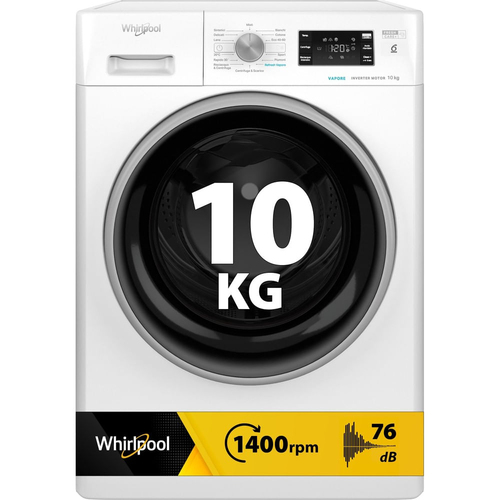 Lavatrice libera installazione Lavatrice Whirlpool 869991681590 6 SENSO FFB 1048 BSV IT White e Black (ord.min.1.00 unità)