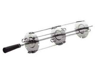 Accessori barbecue Accessorio barbecue Smeg SPIEDBQEU Nero (ord.min.1.00 unità)